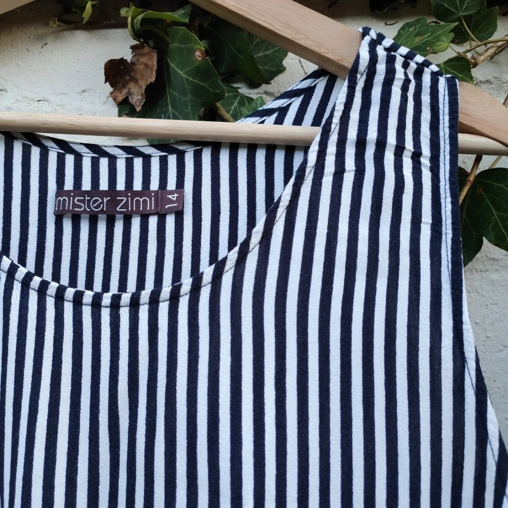 COPY - Mister Zimi size 14 stripy blouse - Picture 7 of 8